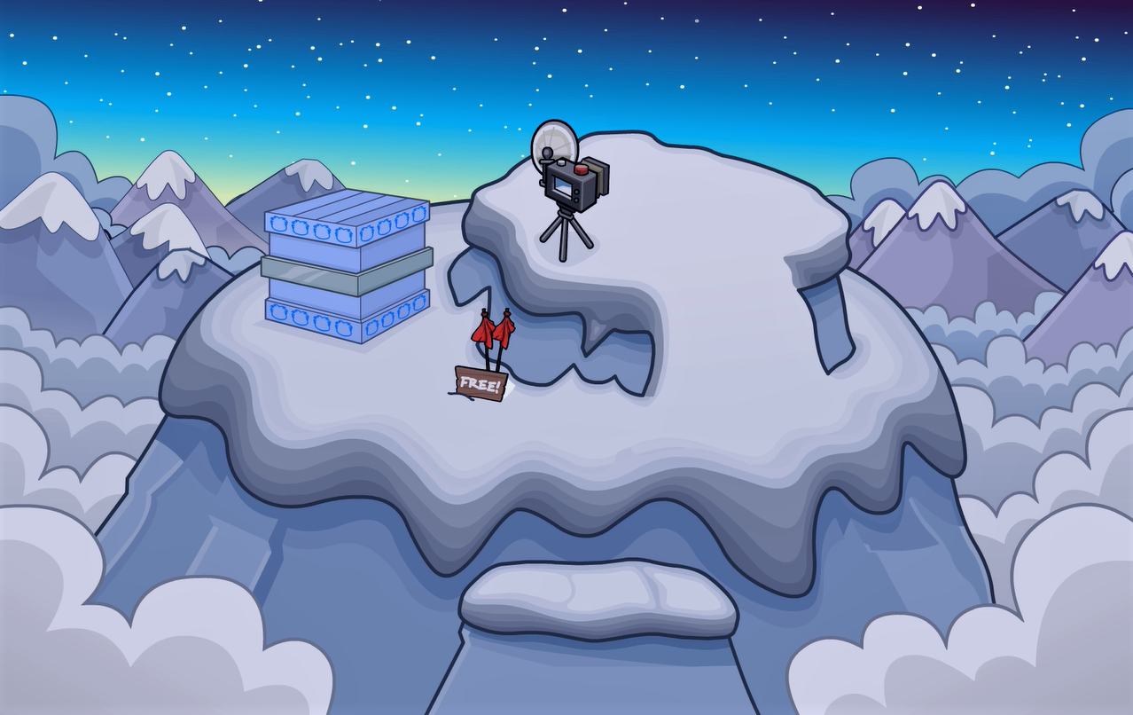 Club Penguin's Unreleased Rooms – Club Penguin Mountains