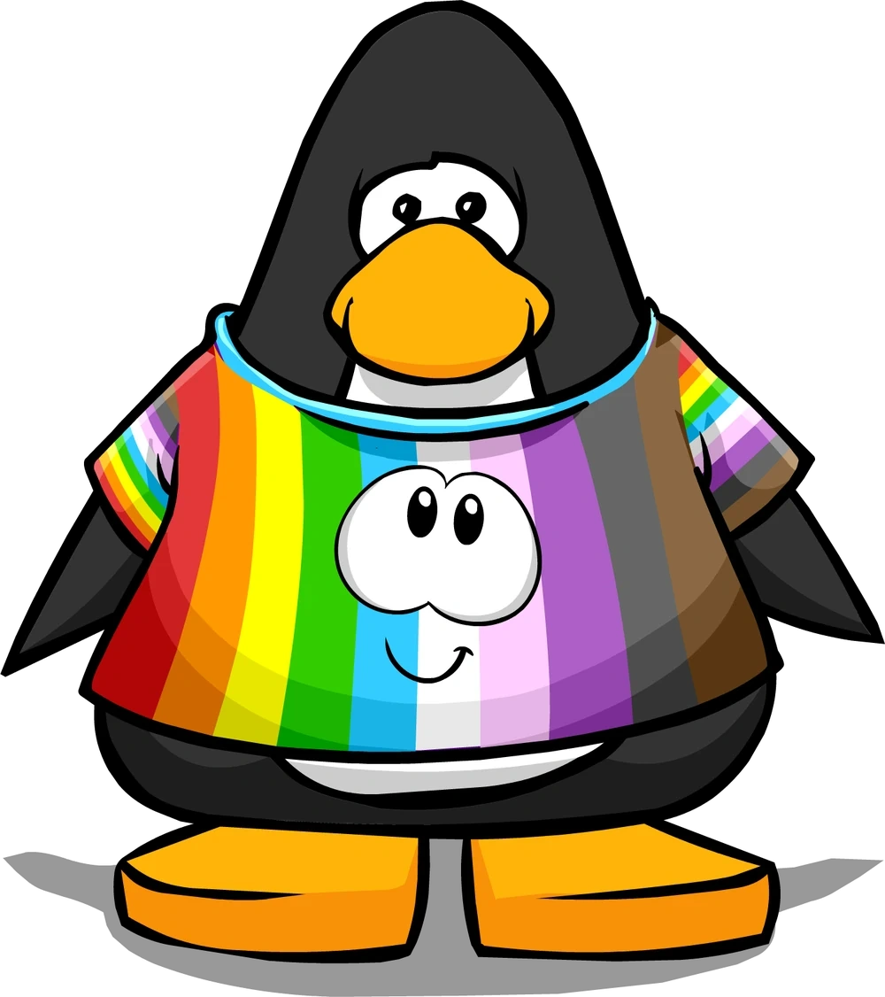 Rainbow Puffle Shirt New Club Penguin Wiki Fandom