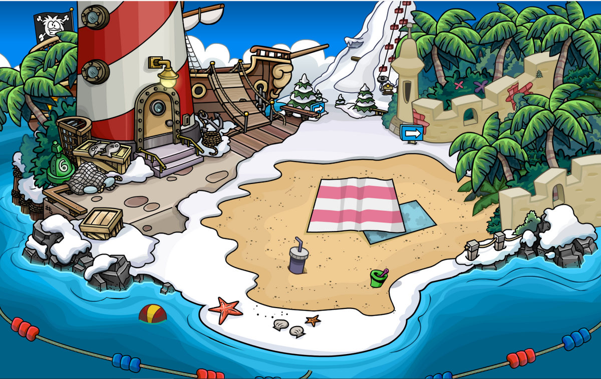 Beach | New Club Penguin Wiki | Fandom