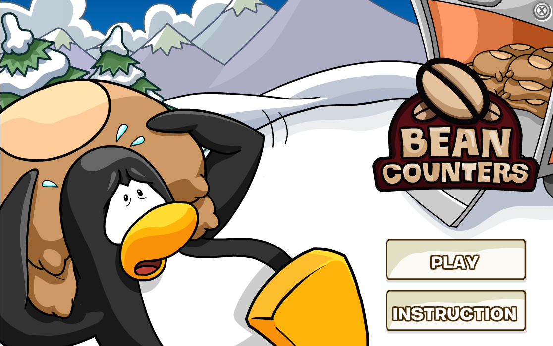 17 years ago today, the Club Penguin Team shared a Sneak Peek of one of the  first Mini-games, Beans Counters. : r/ClubPenguin