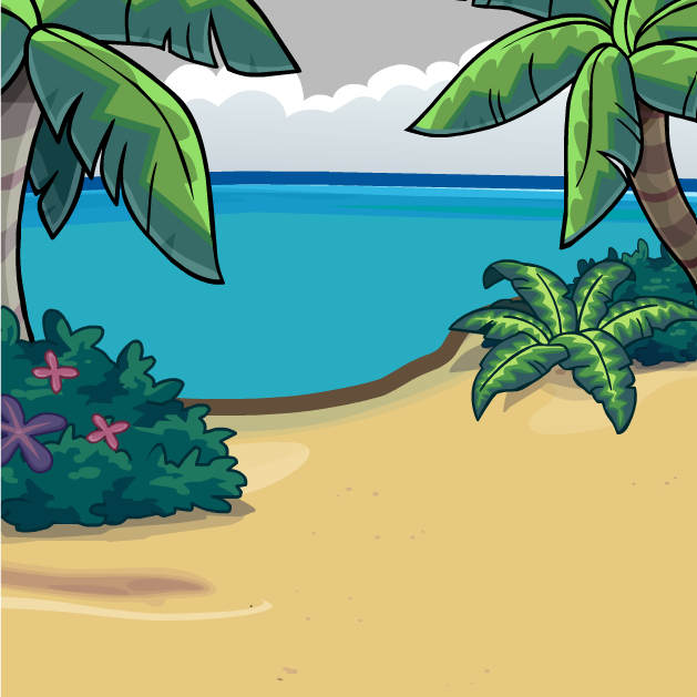 Beach Background png download - 1301*1239 - Free Transparent Club Penguin  png Download. - CleanPNG / KissPNG