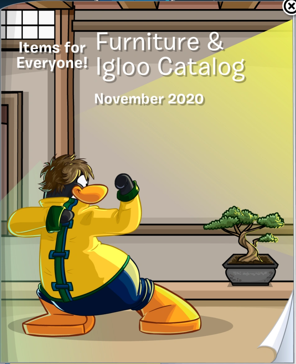 Furniture and Igloo Catalog November 2020 New Club Penguin Wiki Fandom