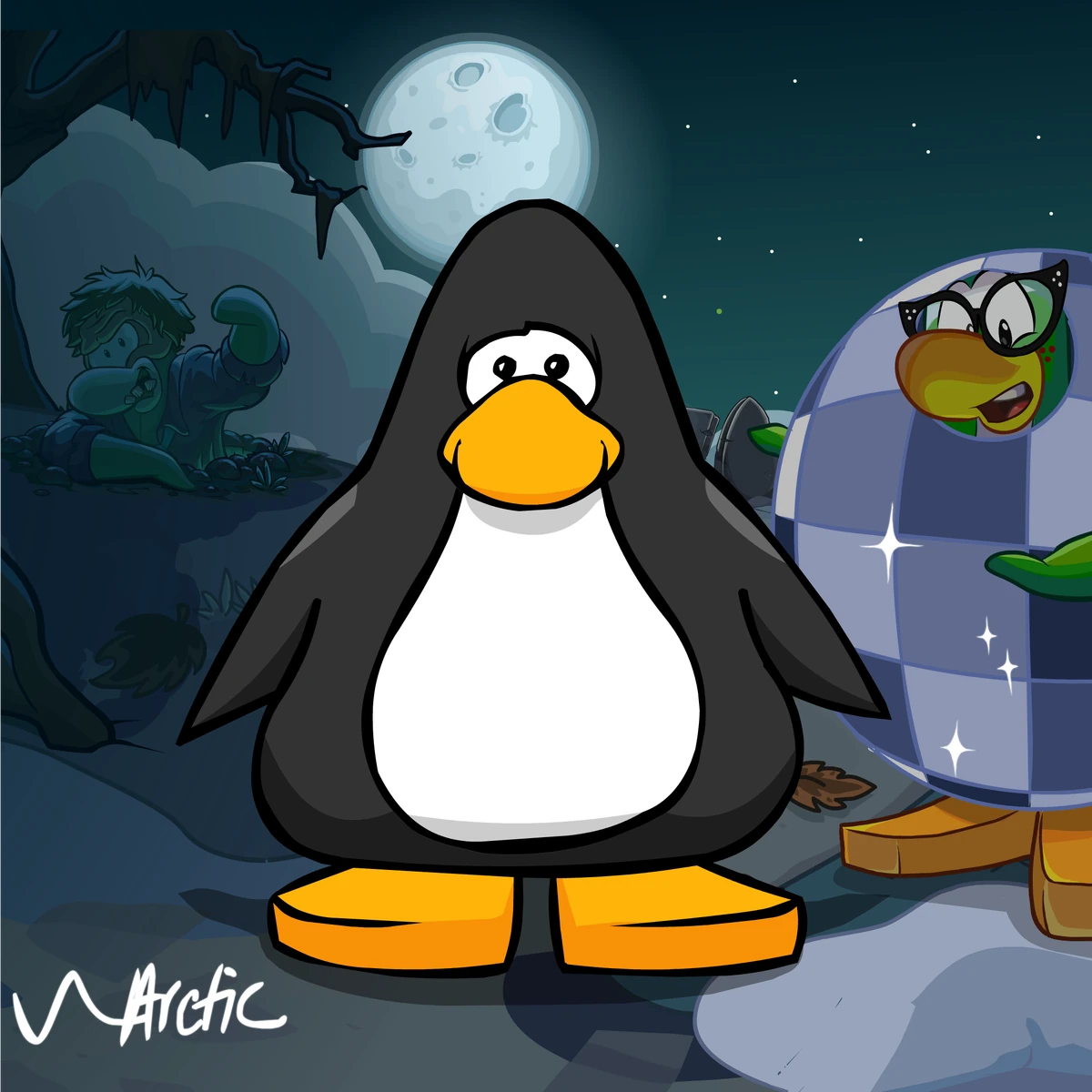 Spooky Aunt Arctic Giveaway New Club Penguin Wiki Fandom