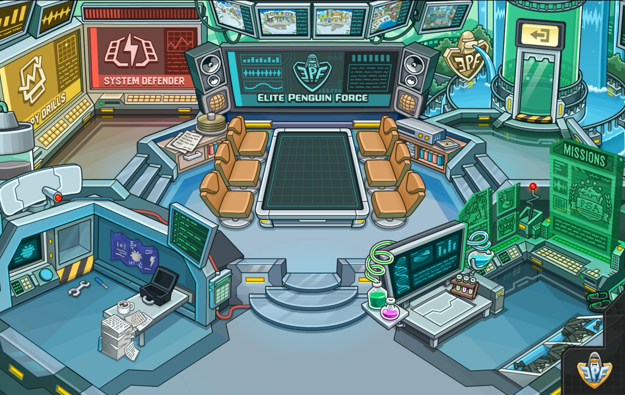 2011 EPF Command Room for CPSC [Club Penguin] [Mods]