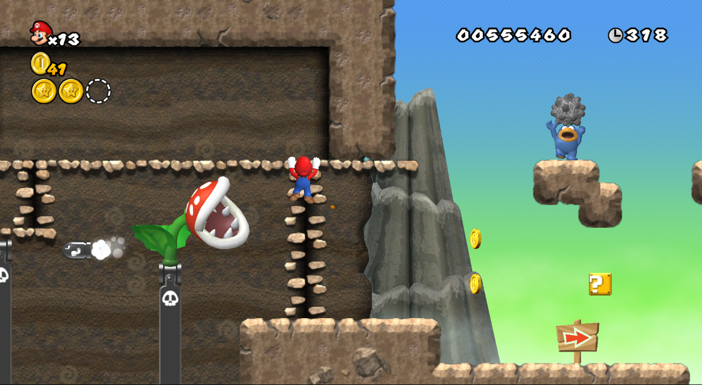 World 6 (New Super Mario Bros. Wii), Wii Wiki