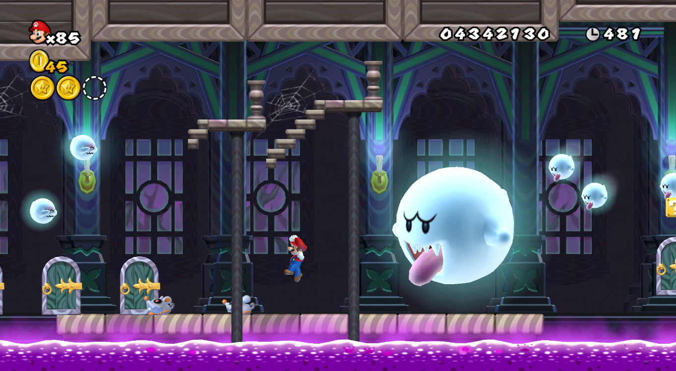 World 7-Ghost House (Another Super Mario Bros. Wii) | Newer Super Mario  Bros. Wiki | Fandom