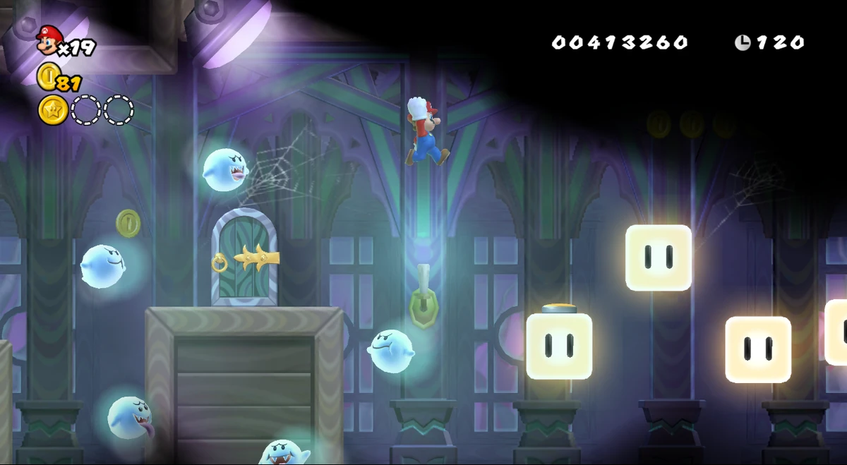 World 5Ghost House (Another Super Mario Bros. Wii) Newer Super Mario