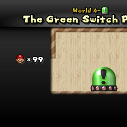 Super mario hot sale 64 green switch