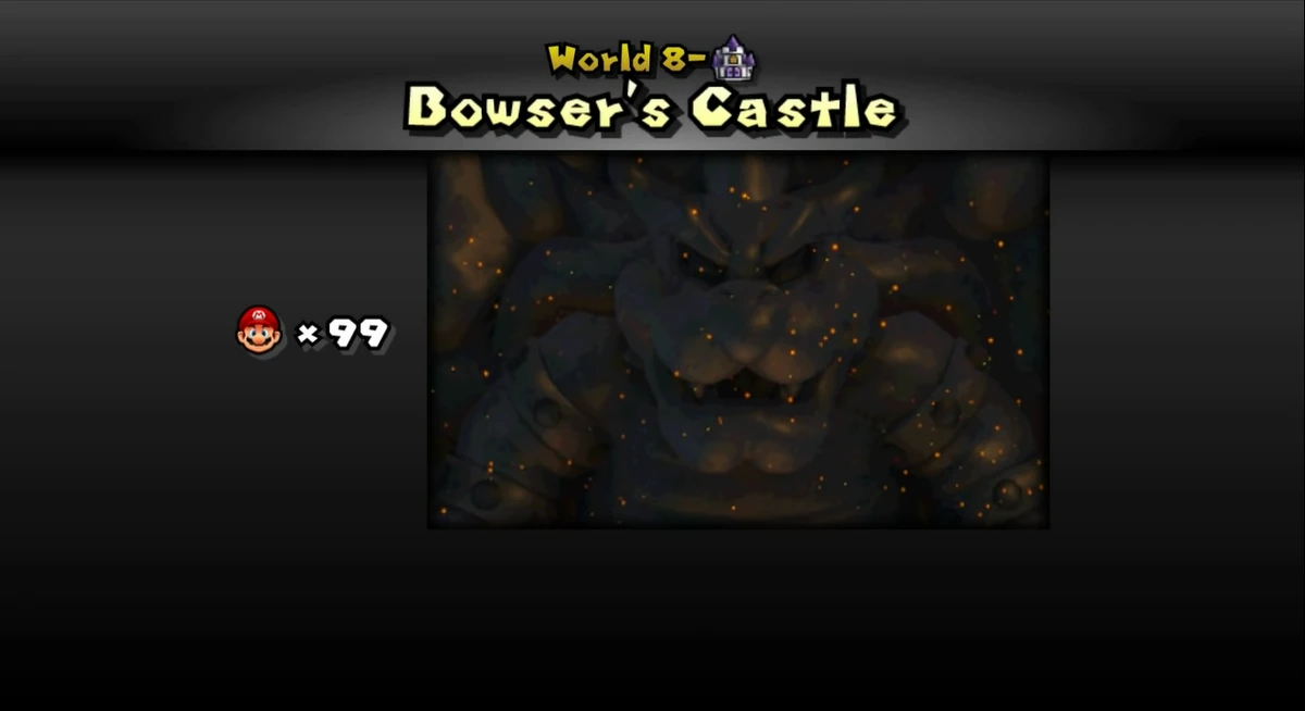 Bowser's Castle (Newer Super Mario Bros. Wii) Newer Super Mario Bros
