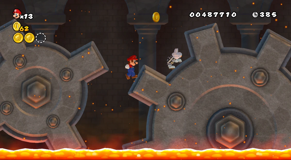 World 5Castle (Another Super Mario Bros. Wii) Newer Super Mario Bros