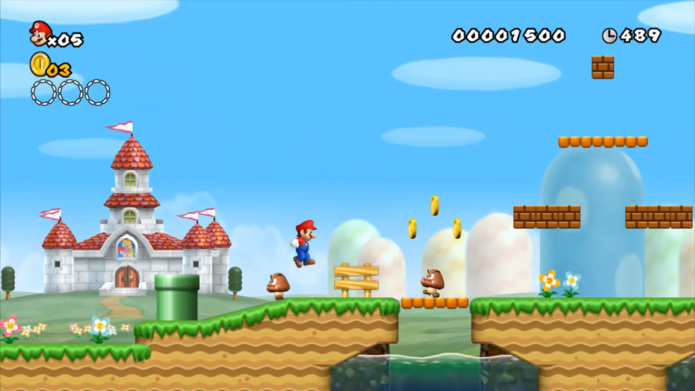 newer super mario bros ds world 1