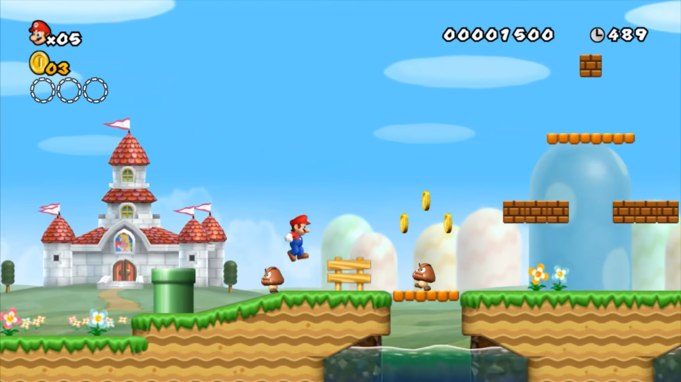 New Super Mario Bros Wii *WORLD 1* [FIRST TIME EVER PLAYING THIS GAME!!] 
