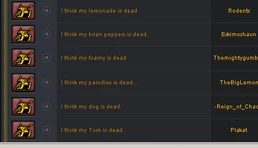 Often in the General forum, certain topics are endlessly parodied for the ridiculous nature of their title. Although recently parody threads like these are frowned upon, and poorly written ones are usually deleted.