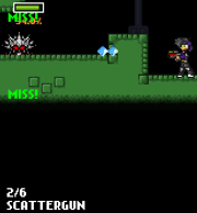 In Gather Up! The Boy is armed and dangerous