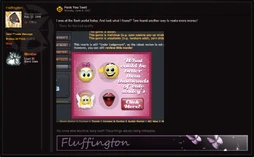 A generic Flame post, referring to Tom Fulp.