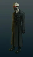 A concept art for Hank from Madness Combat