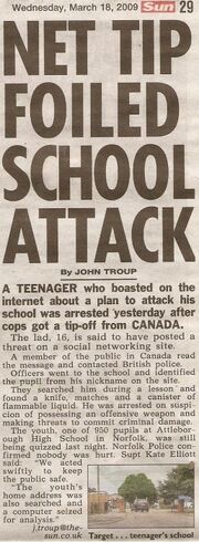 Most news outlets never mentioned Newgrounds when reporting on the incident.