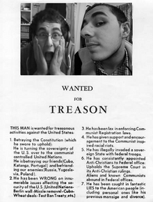 Wanted for treason