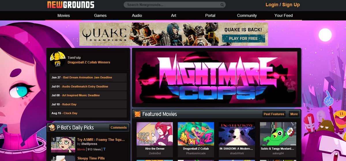 Miami Shark, Wikigrounds, the free Newgrounds encyclopedia