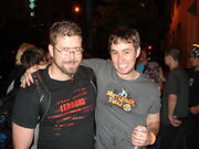Krinkels and Tom Fulp at Comic Con 07