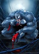 Venom ate spiderman