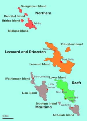 Places of the Harvian Islands