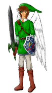 Aingeru as Link.