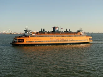 A Kennedy class ferry underway.