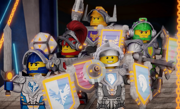 Nexo Knights In pose