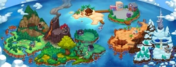 Nexomon 1 - World Map map image