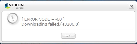 ERROR CODE = -60 | Nexon CommunityTech Wiki | Fandom ERROR CODE = -60 | Nexon CommunityTech Wiki | Fandom