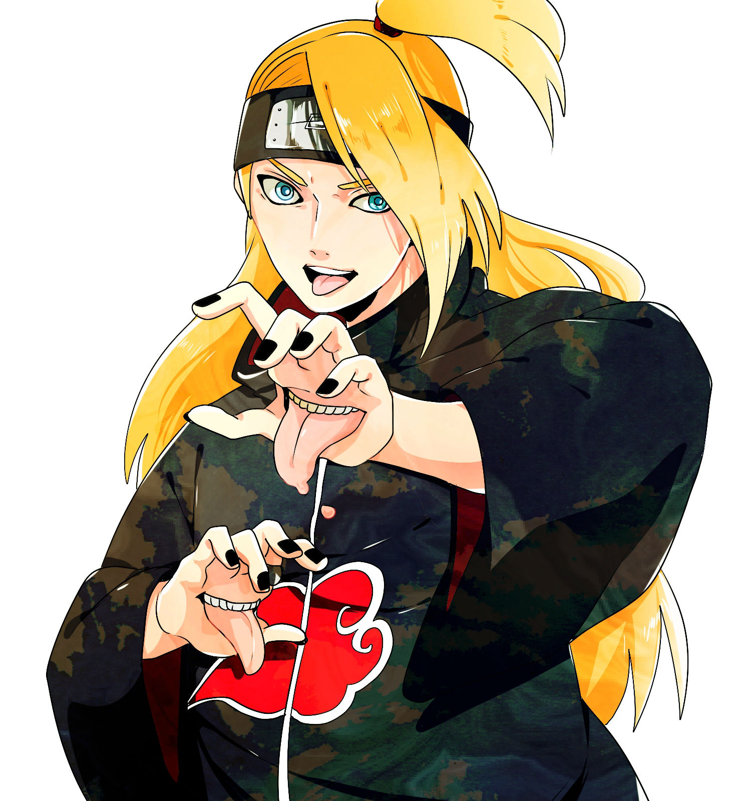 Kushina: Qual é o nome dele? - Deidara - K A T S U