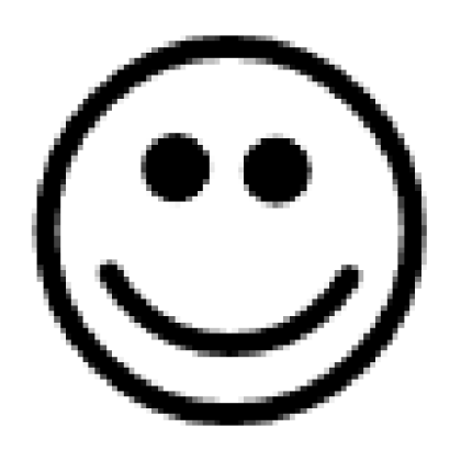 black and white smiley face png