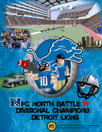 CTToney (left) on the 2011 Detroit Lions Divisional Champions poster.