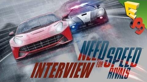 Need for Speed RIVALS Interview with Adam Sessler at E3 2013!