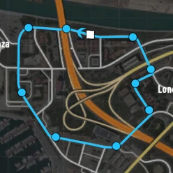 NFS2015TimeAttackCrossTownHustleMap