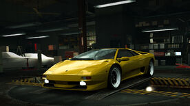 NFSW Lamborghini DiabloSV Yellow