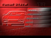 Car Showcase menu (PlayStation)