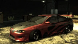 Need for Speed: Most Wanted (2005) Rog's Pontiac GTO (2005)  [Rear]