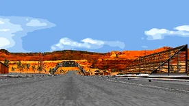 TNFS DOS Rusty Springs Screenshot 1.jpg (143 KB) Starting Area (PC)