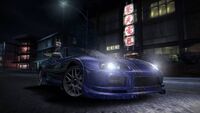 Toyota Supra from Carbon's cutscenes.