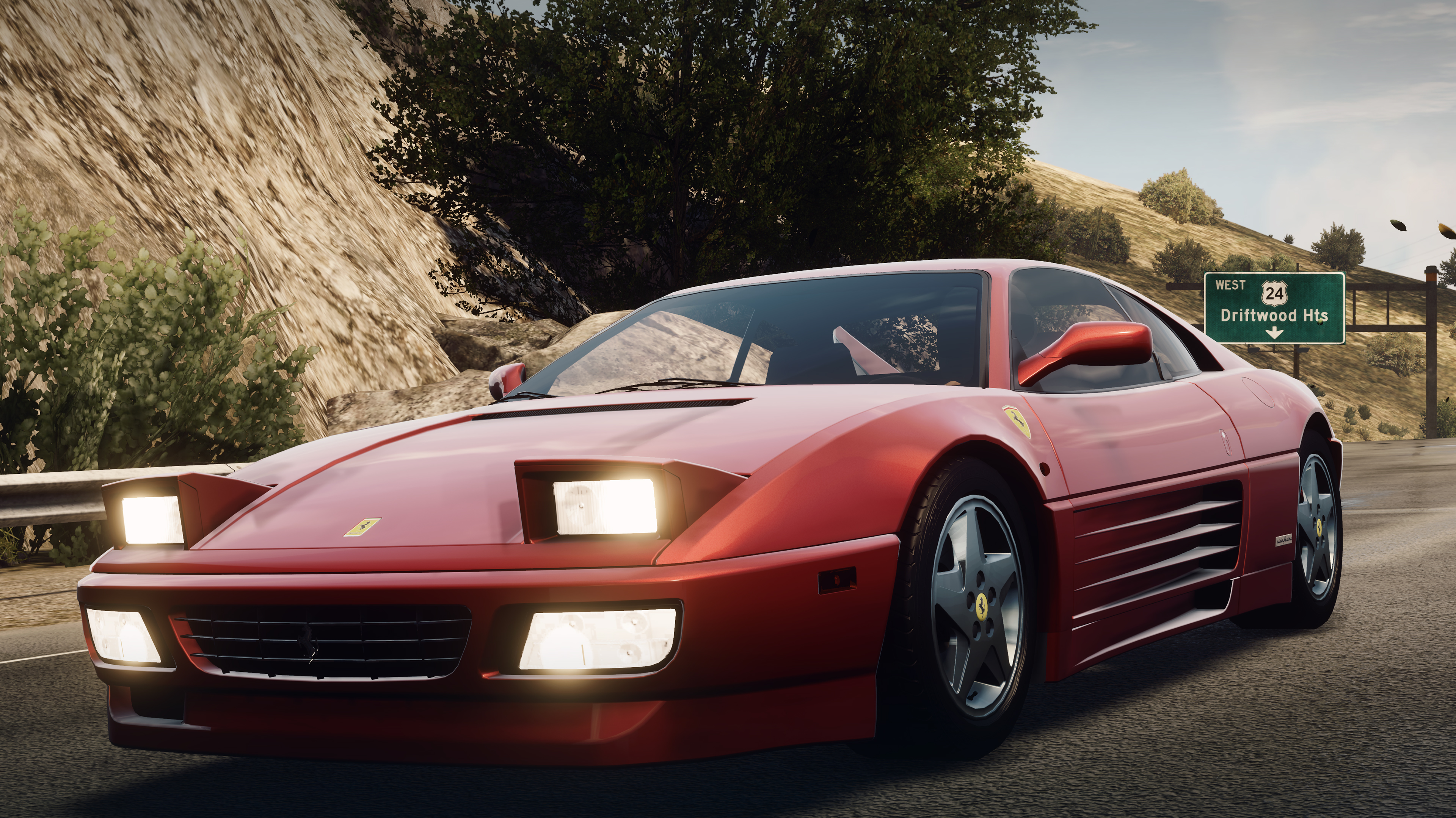 The Need for speed (1994) Dos Gameplay Ferrari 512TR 