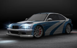 BMW M3 Need for speed Most Wanted