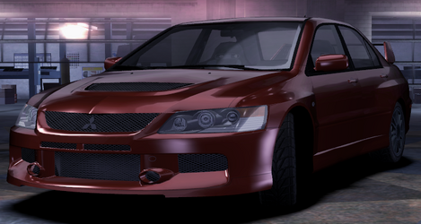 NFSCMitsubishiLancerEvolution9Stock.png (335 KB) Mitsubishi Lancer Evolution IX (Poziom 3)