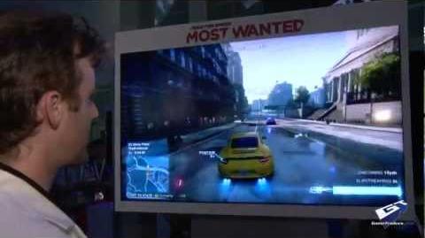 Need For Speed Most Wanted - E3 2012 Speedwall Walkthrough (Cam)