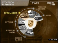 Evolution Menu in the Classic Era