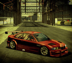 BMW M3 Need for speed Most Wanted