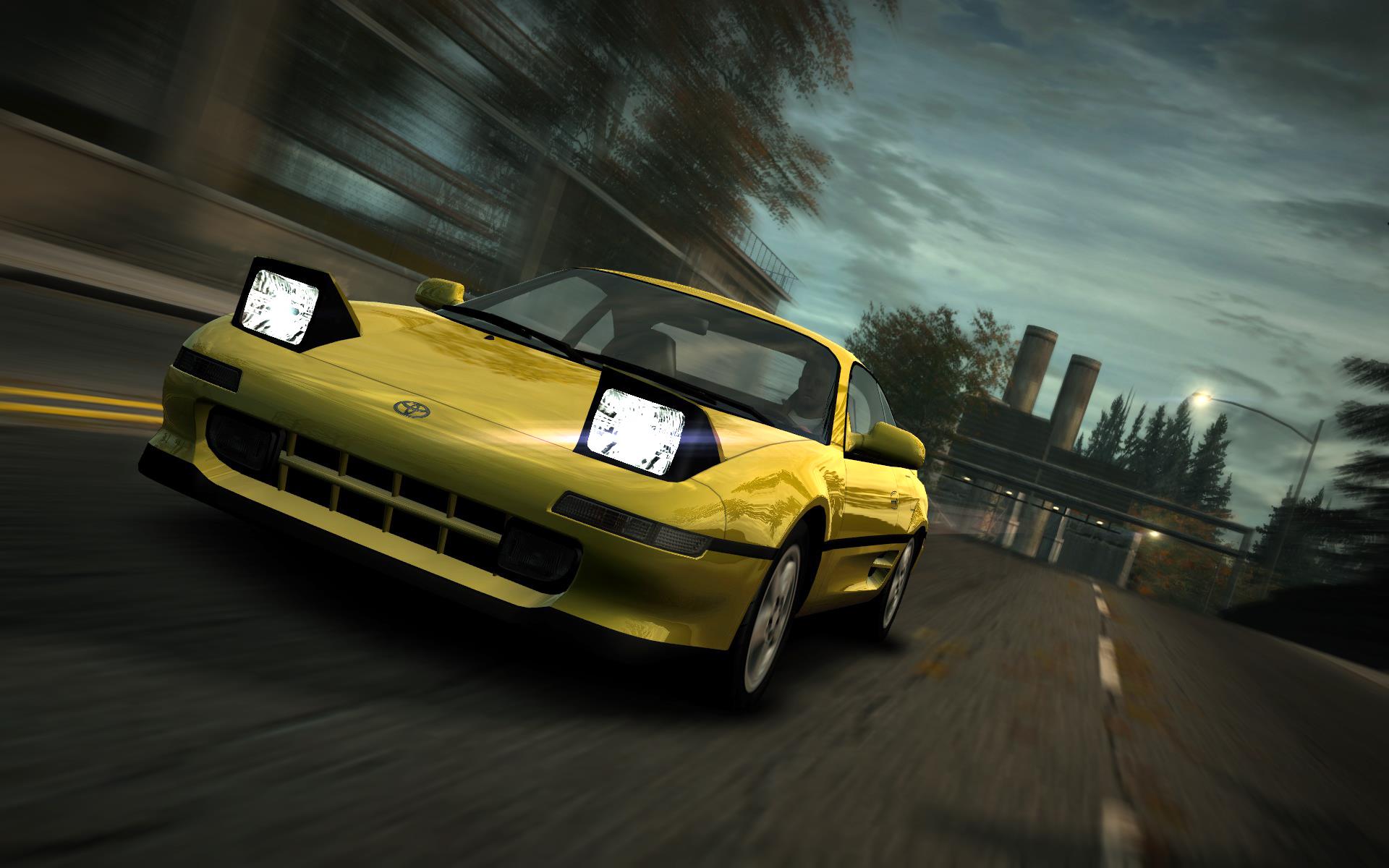 Simple car physics. Toyota mr2 NFS Carbon. Toyota mr2 NFS. Тойота МР 2 нфс. Тойота mr2 в играх.