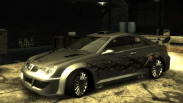 Mercedes-Benz CLK 500 Blacklist #7: "Kaze"  [Rear]