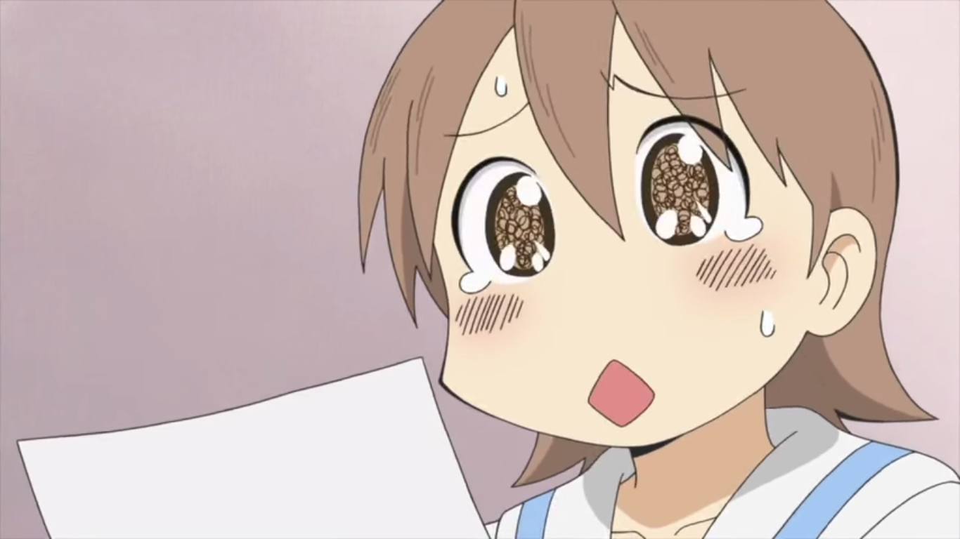 funny yuuko meme surprised face nichijou - Anime Memes - Phone Case